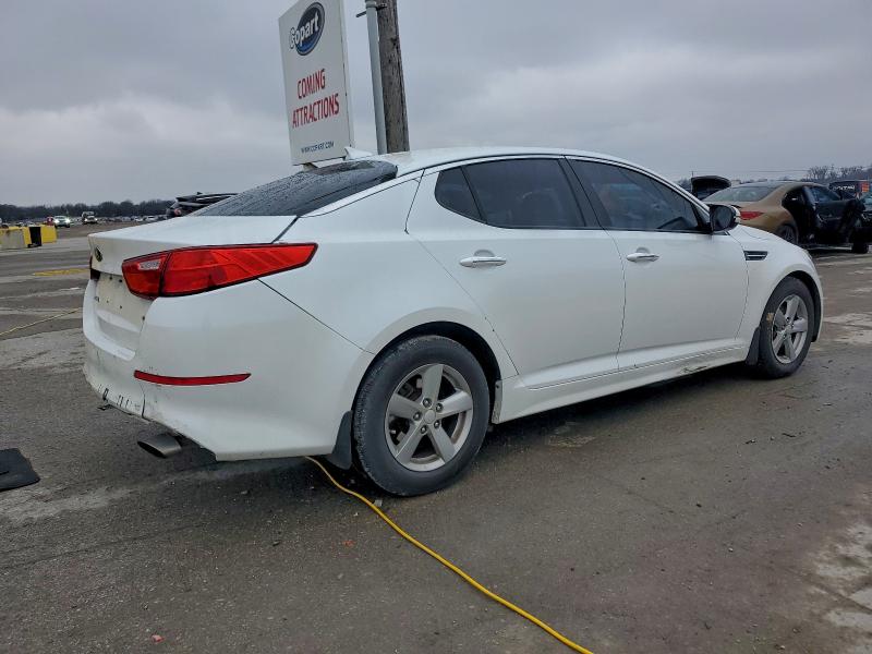 2014 Kia Optima VIN 5XXGM4A70EG277632 COPART salvage auction — REAR END, Tn - Certificate Of Title, sold $975 on 2026-07-13 (photo 3)