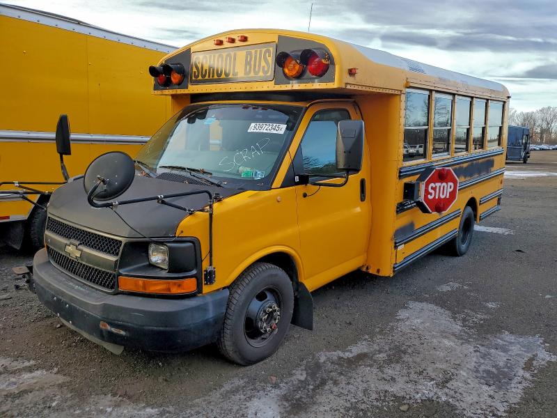 2011 Chev Express VIN 1GB3G3BG2B1174464 COPART salvage auction — MINOR DENT/SCRATCHES, CT - CERTIFICATE OF TITLE, sold $3,000 on 2026-07-28 (photo 1)