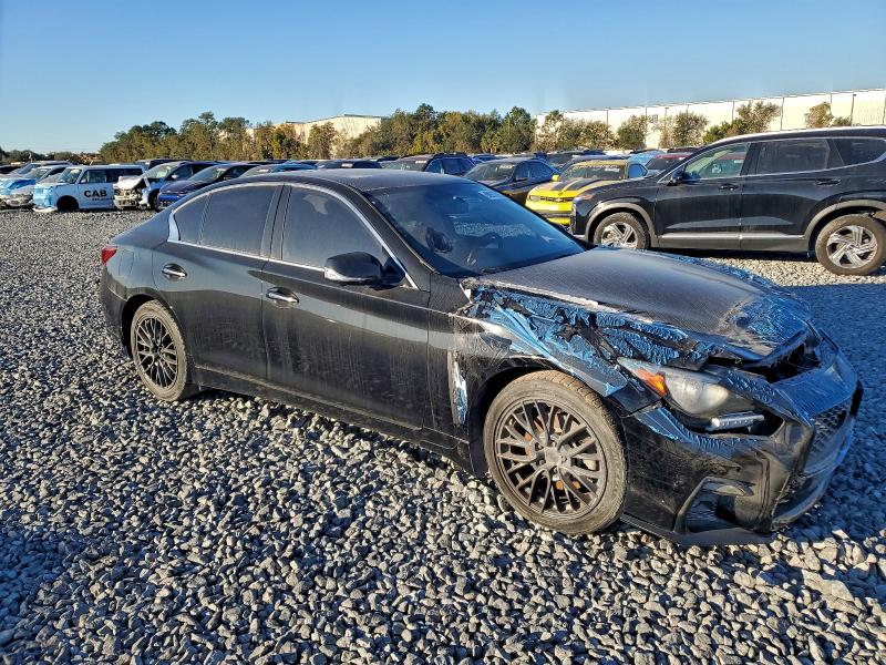 2019 Infiniti Q50 VIN JN1EV7AP9KM541848 COPART salvage auction — FRONT END, Fl - Cert Of Title-Rebuilt, sold $5,900 on 2026-07-09 (photo 4)