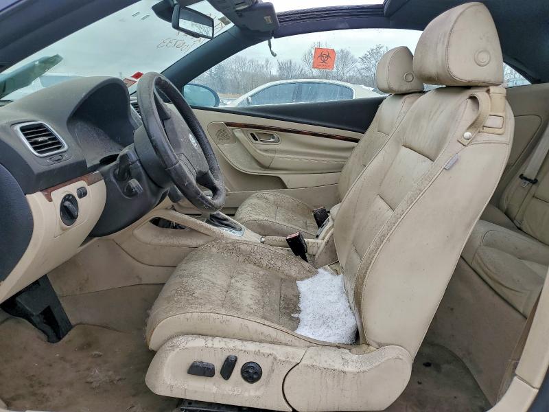 2007 Volkswagen Eos VIN WVWFA71FX7V002645 COPART salvage auction — VANDALISM, In - Bill Of Sale - Parts Only, sold $350 on 2026-07-13 (photo 7)