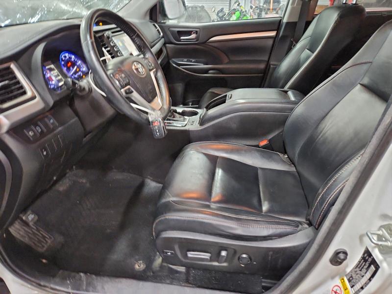 2018 Toyota Highlander VIN 5TDJZRFH6JS880566 COPART salvage auction — FRONT END, Ne - Cert Of Title-Salvage, sold $8,400 on 2026-07-08 (photo 7)